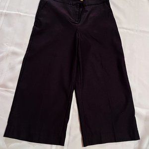 Anne Klein culottes, black, sz 8